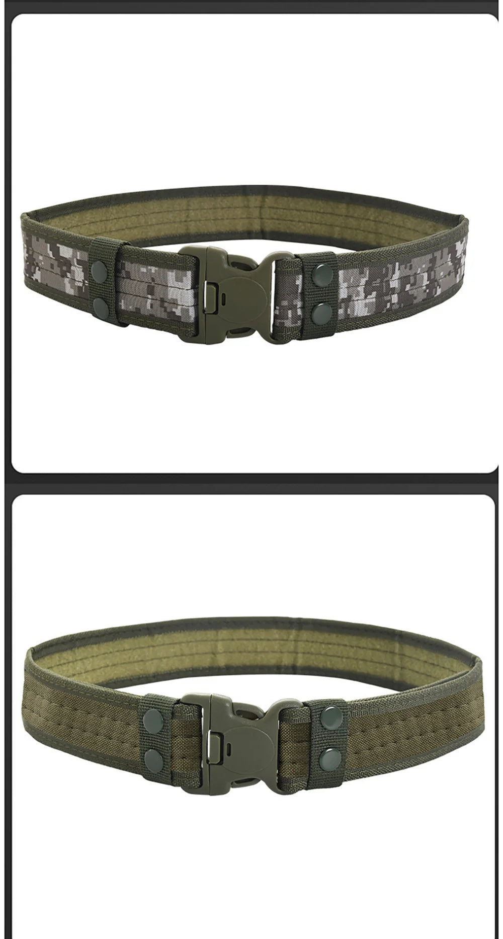 Tactical Camouflage Belt – Heavy Duty Nylon for Outdoor Mountaineering