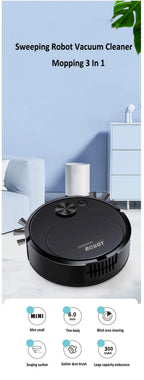 3-in-1 Robot Vacuum Cleaner – 1500Pa Wireless Mop for Home and Office
