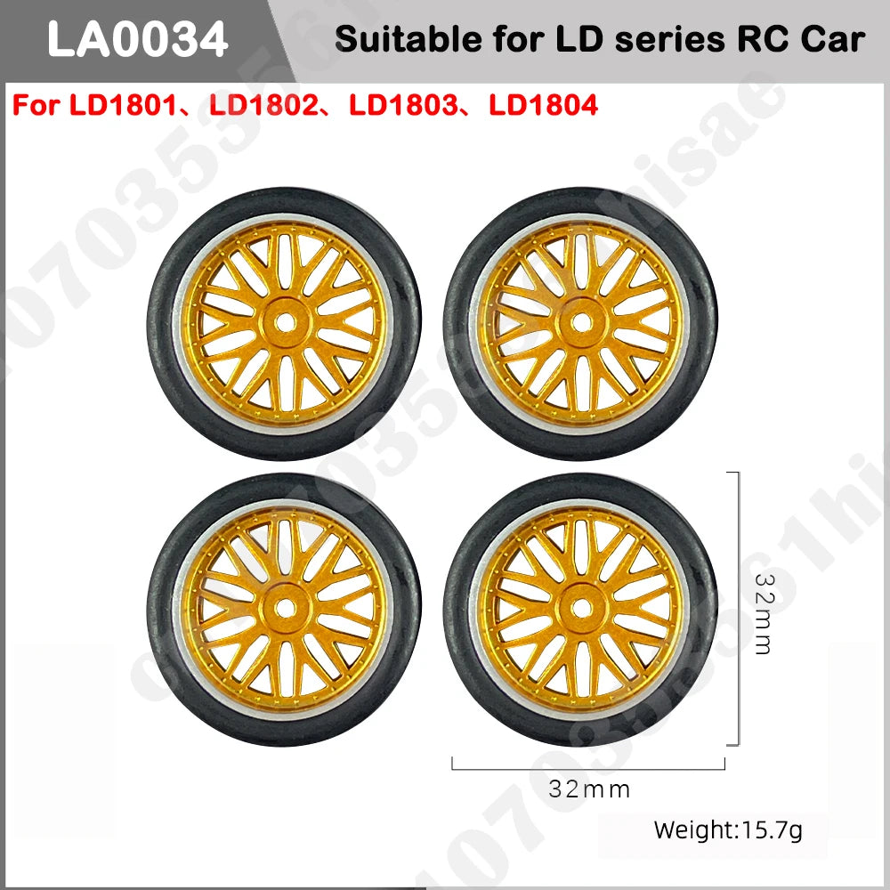 1/18 RC Drift Car Tires – Spare Replacement Parts for Drift Racing