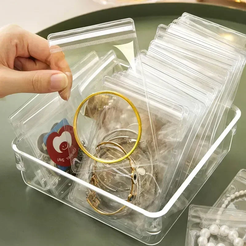 Transparent PVC Jewelry Pouches – Anti-Oxidation Bags for Storage