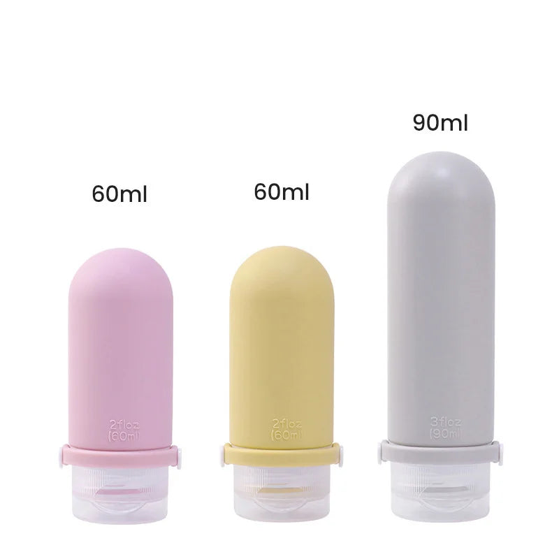 Refillable Silicone Travel Bottles – Leakproof Containers for Toiletries