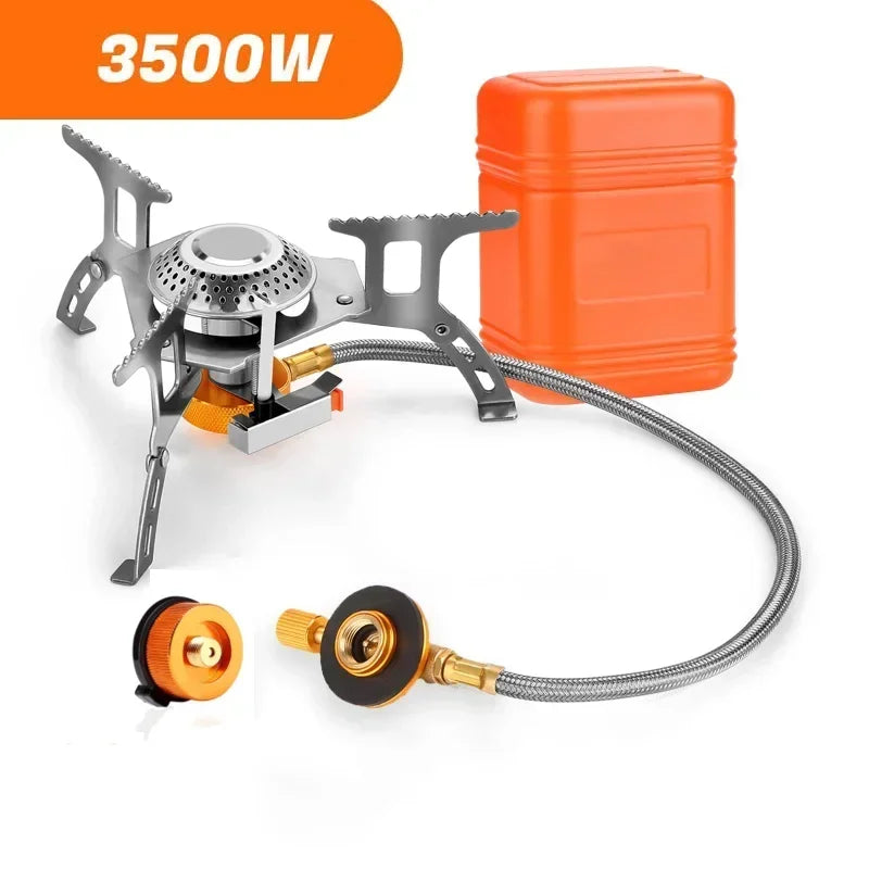 Portable Folding Camping Stove – 3500W High Power for Hiking and Backpacking