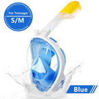 Full Face Snorkel Mask – Anti Fog Diving Gear for Adults and Kids