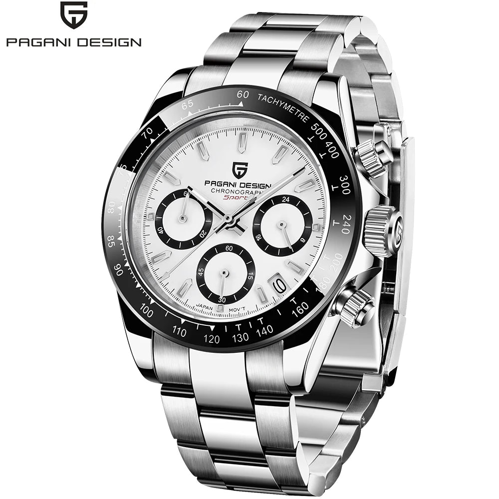 Pagani Design Gold Chronograph – Luxury Quartz Wrist Watch for Men