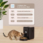 Automatic Pet Feeder – Timed Food Dispenser for Cats and Dogs