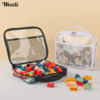 Transparent Toy Storage Bag – Large Capacity Organizer for Kids Block Toys