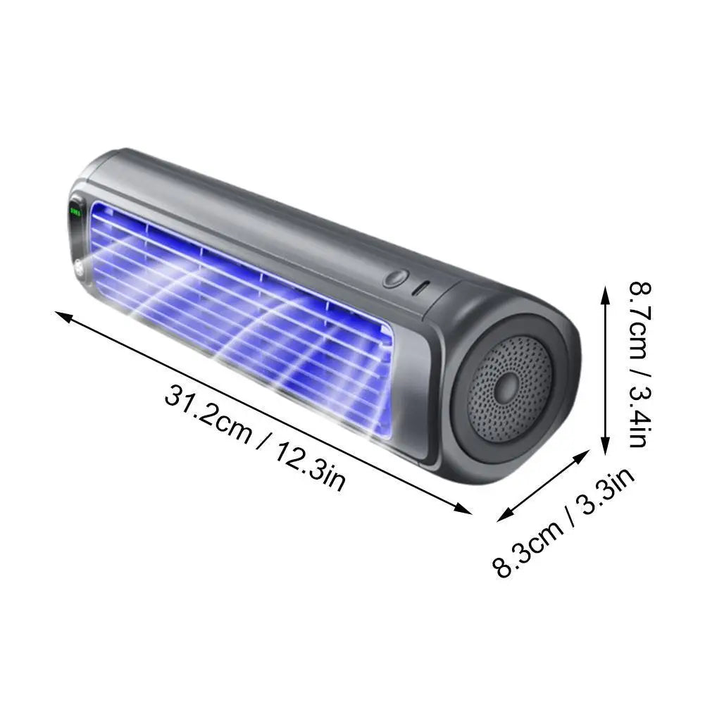 Portable Wall Mounted Fan – Three-Speed Quiet Cooling for Summer Kitchen