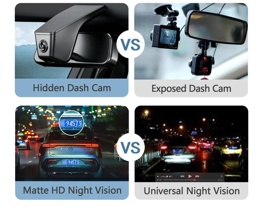 4K HD Dash Cam – WIFI Car Video Recorder for Toyota RAV4