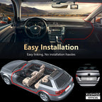 Dual Channel Dash Camera – Full HD 1080P Night Vision for Vehicle Security