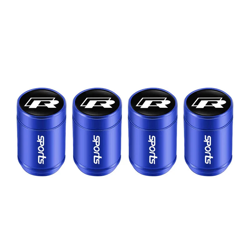 Alloy Tire Valve Caps – Dust Cover Accessories for Volkswagen Car Wheels