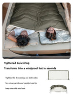 Ultralight Cotton Sleeping Bag – Splicable Double Design for Camping