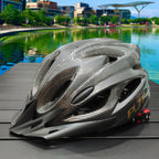 Lightweight Carbon Pattern Cycling Helmet – Breathable MTB Safety Gear