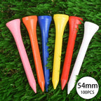 Mixed Color Wooden Golf Tees – Durable Training Accessories for Golfers