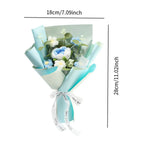 Handmade Crochet Flower Bouquet – Knitted Floral Decor for Gift Giving