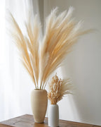 47" Faux Pampas Grass – Tall Fluffy Artificial Stems for Home Decor