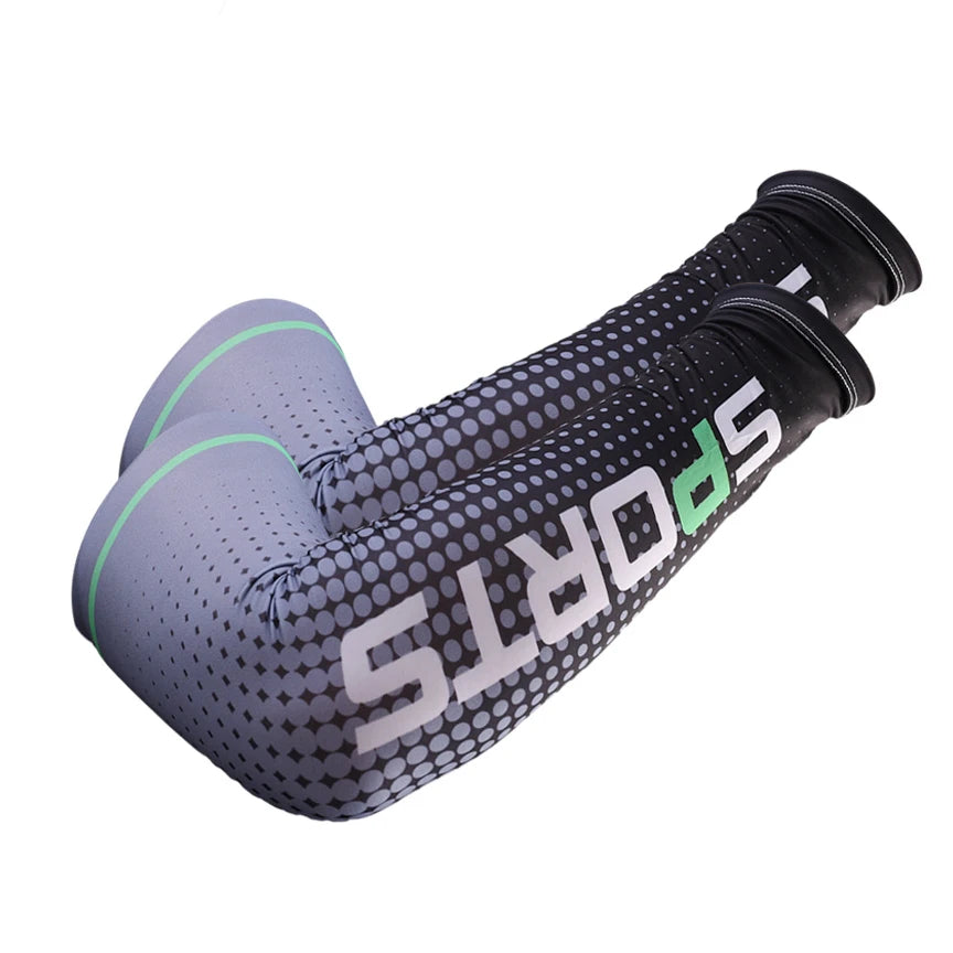 Ice Silk Arm Sleeves – UV Protection for Outdoor Cycling and Sports