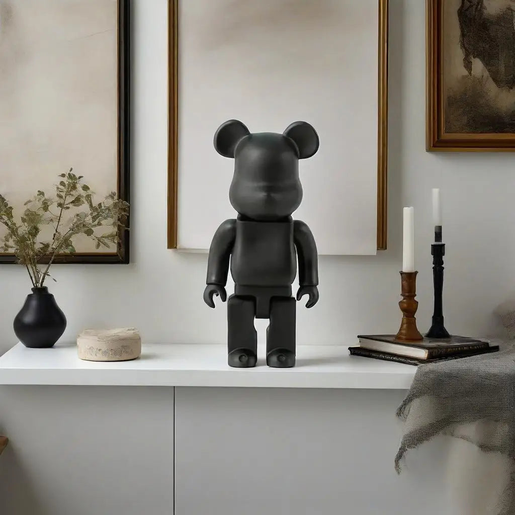 DIY Paint Bear Statue – 28cm Decorative Sculpture for Kids Birthday Gift