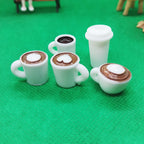 Miniature Resin Coffee Cups – Kawaii DIY Craft Decor for Phone Case Art