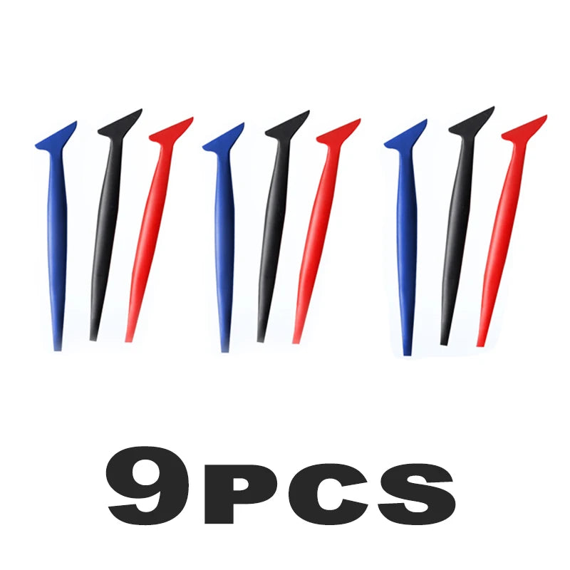 Micro Squeegee Set – Precision Vinyl Tint Tools for Auto Wrap Installation