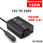 Car Power Inverter – 300W DC to AC Adapter for Road Trips and Travel