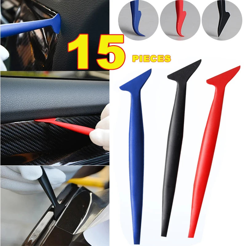 Micro Squeegee Set – Precision Vinyl Tint Tools for Auto Wrap Installation