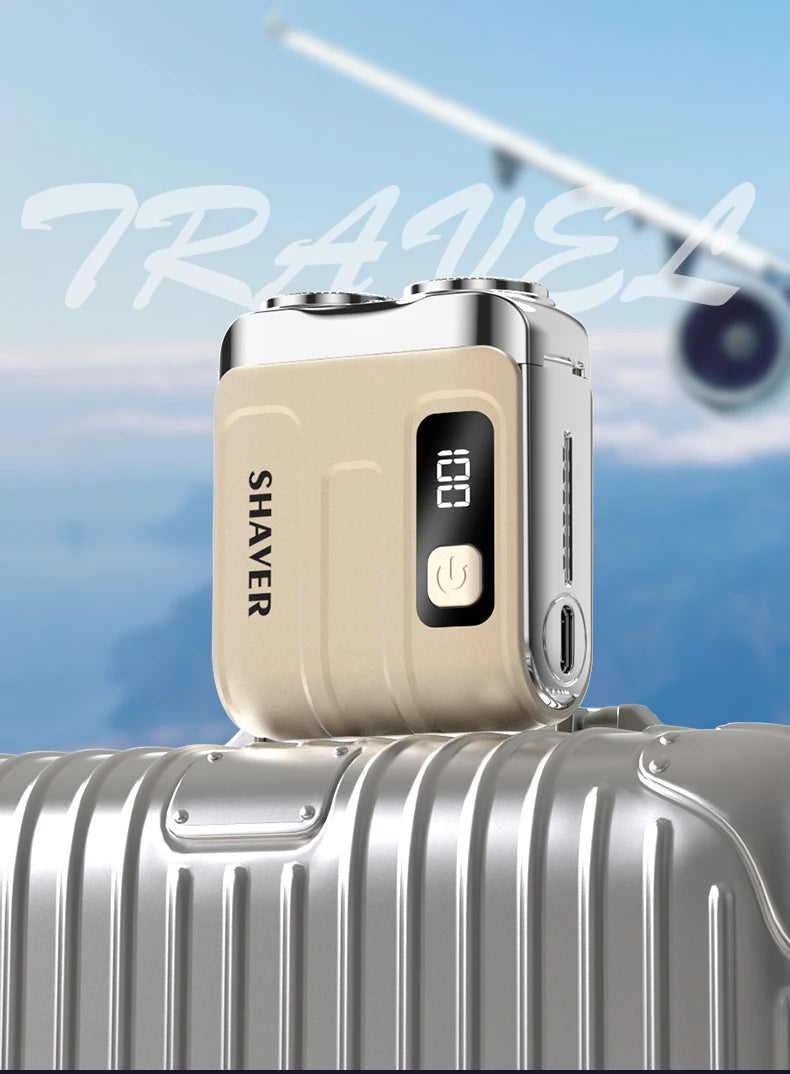 Electric Smart Shaver – Rechargeable Digital Travel Grooming for Men