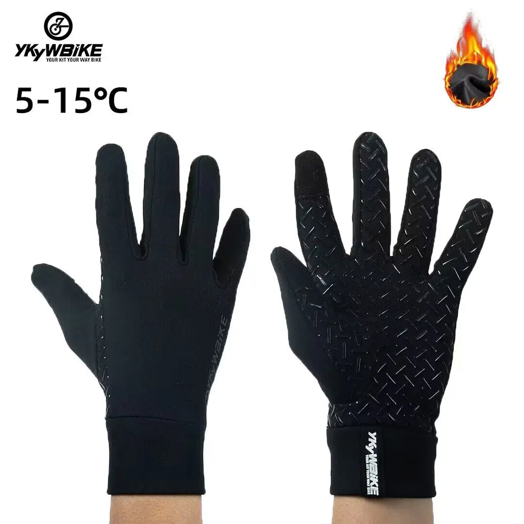 Winter Cycling Gloves – Padded Touch Screen Mittens for Outdoor Sports