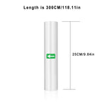 Vacuum Sealer Roll Bags – 300cm Food Storage for Kitchen Packaging