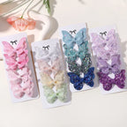 Sequined Butterfly Hair Clips – Cute Decorative Bows for Toddler Hairstyles