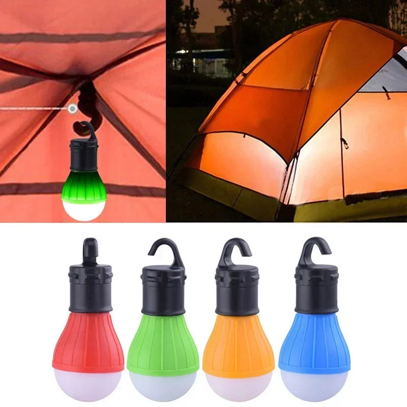 Portable LED Hanging Lantern – Soft Light Bulb for Camping and Fishing