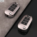 TPU Flip Key Case – Protective Shell for Peugeot and Citroen Car Remotes