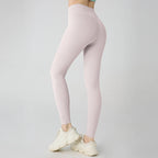 High Waisted Yoga Leggings – Naked Feel Fitness Pants for Gym and Running