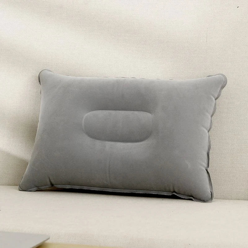 Inflatable Travel Pillow – Ergonomic Neck and Lumbar Support for Camping