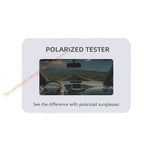 Polarized Sunglasses Test Card – Optical Verification Tool for Eyewear