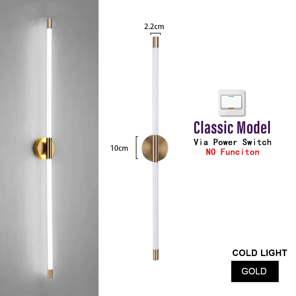 Minimalist LED Wall Light – Dimmable Indoor Fixture for Living Room Bedroom
