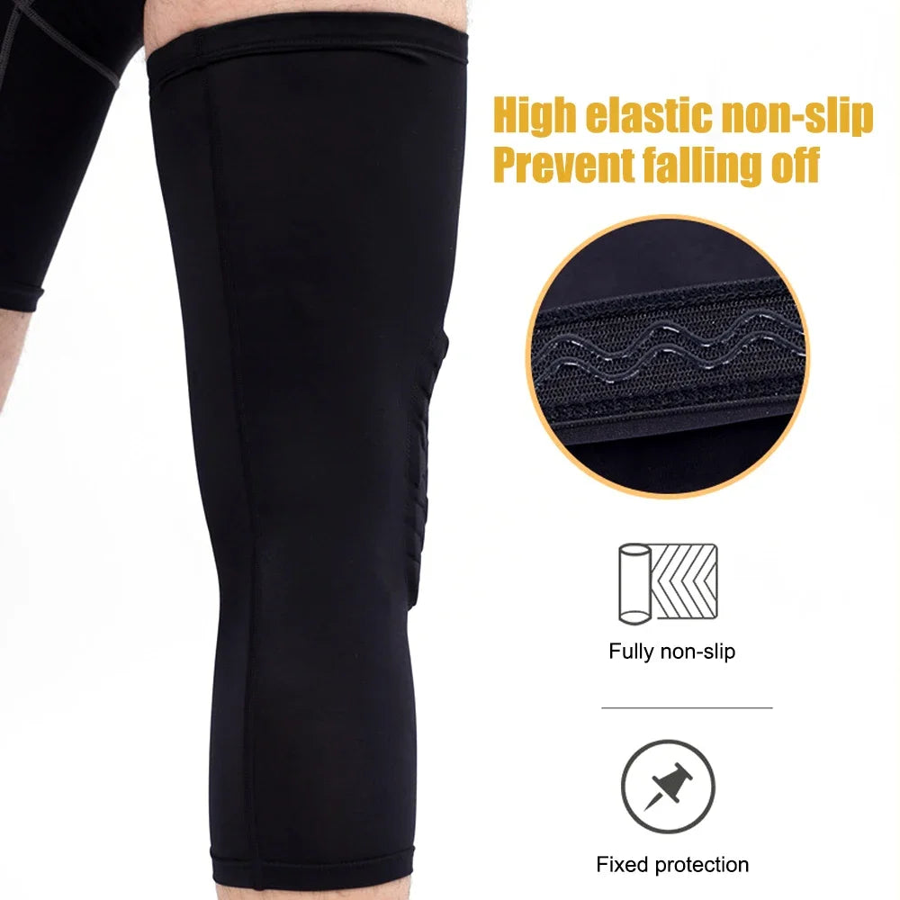 Honeycomb Compression Knee Pads – Protective Sleeve for Sports