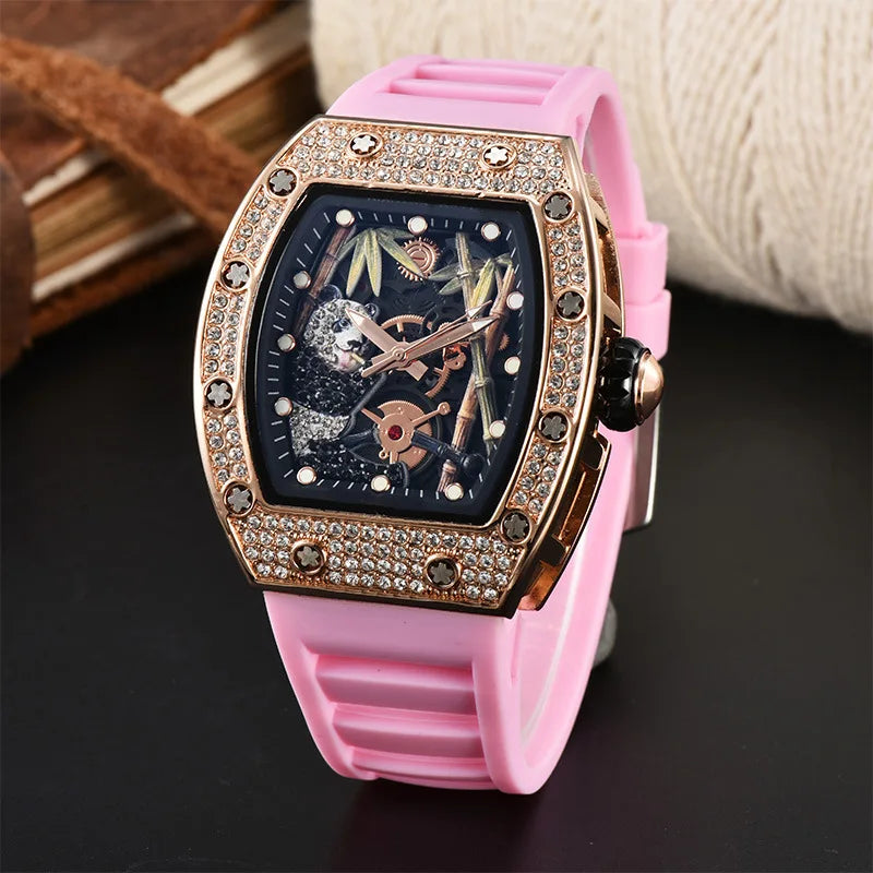Bamboo Hollow Dial Quartz Watch – Fashionable Wooden Wristwatch for Men