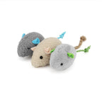 Plush Catnip Mice – Interactive Toy for Kitten Play and Exercise