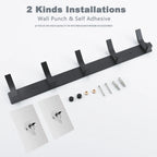 Self-Adhesive Wall Hooks – Heavy Duty Hangers for Bathroom Kitchen Storage