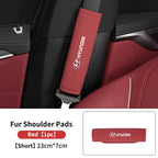 Suede Seat Belt Pads – Shoulder Protection for Hyundai Interior Comfort