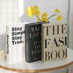 Decorative Simulation Books – Modern White Faux Props for Home Decor