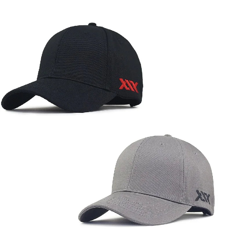 Oversized Cotton Baseball Cap – Adjustable Large Fit for Men and Women