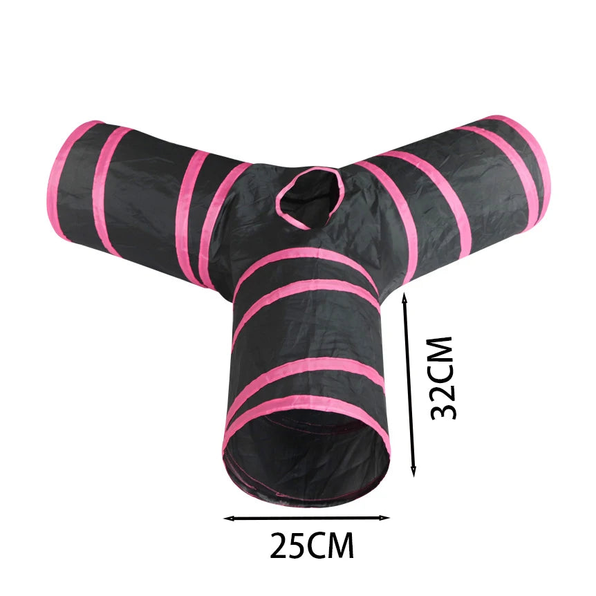 Collapsible Cat Tunnel – Interactive Pet Play Tube for Indoor Exercise