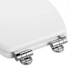 Stainless Steel Toilet Seat Hinges – Universal Replacement for DIY Lid Repair