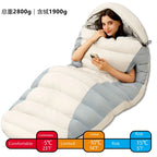Stretchable Down Sleeping Bag – Ultralight Machine Washable for Camping