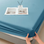 Waterproof Fitted Mattress Protector – Elastic Bed Cover for Home Bedding