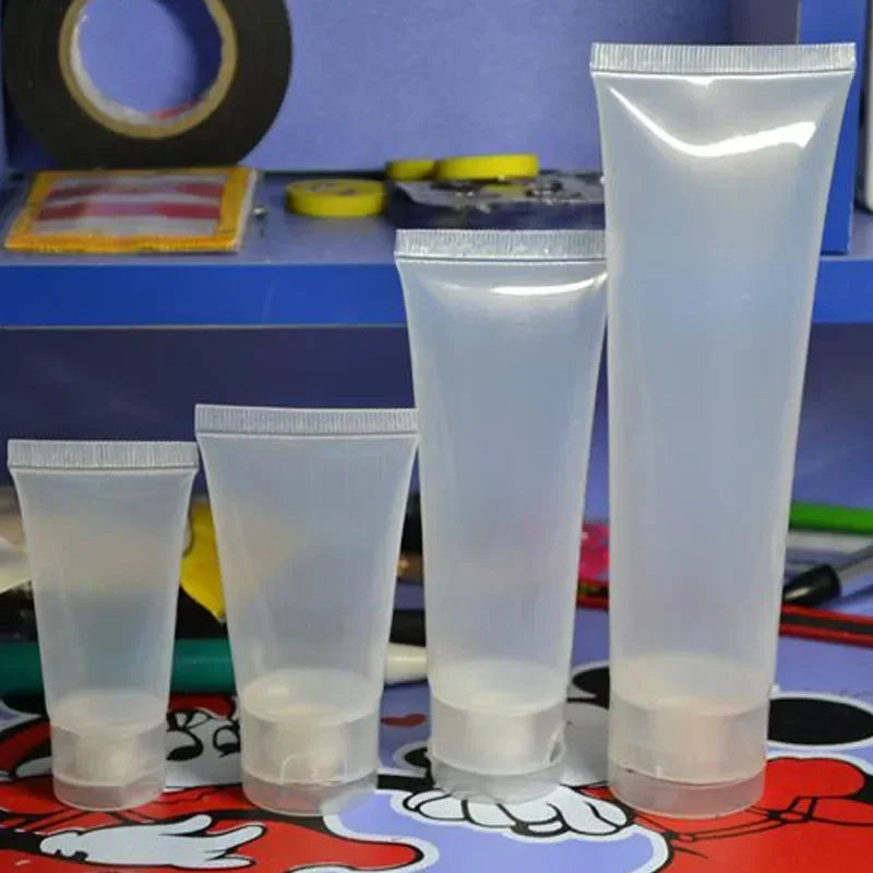 Refillable Cosmetic Squeeze Tubes – Portable Travel Containers for Lotion Creams