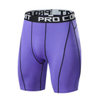 Men Compression Training Shorts – Elastic Gym Leggings for Bodybuilding Workout