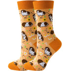 Colorful Cartoon Animal Crew Socks – Fun Harajuku Apparel for Men and Women