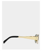 Alloy Oval Sunglasses – UV400 Protective Eyewear for Men and Women
